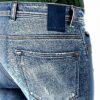 Pantaloni Uomo SISLEY Cotone Elastan Blu Denim