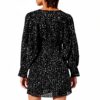 Vestito Donna SISLEY Stampa Bianca Nera Casual Viscose
