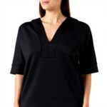 Vestito Donna SISLEY Nero Casual Poliestere Elastan