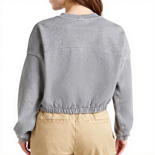 Felpa senza cappuccio donna United Colors of Benetton cotone