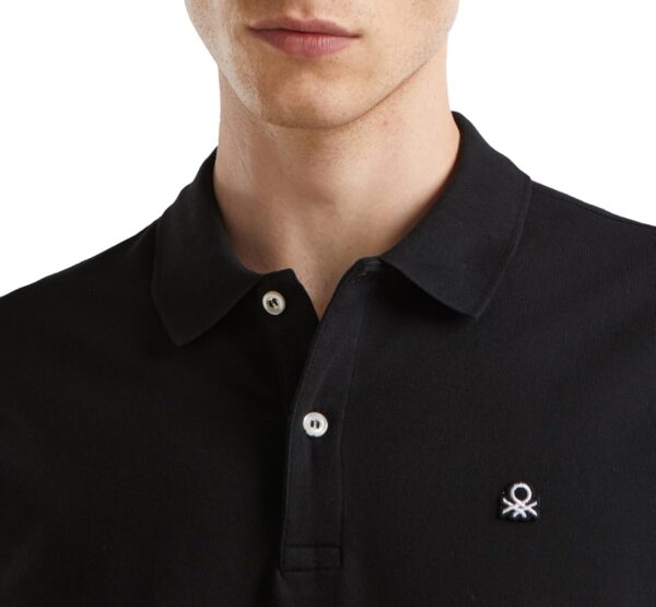 Polo Uomo United Colors Benetton Slim Cotone Elastan-3