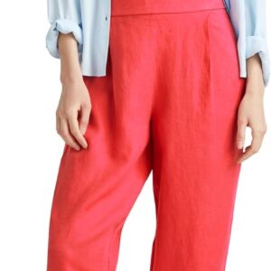 Pantaloni Donna United Colors of Benetton Lino Morbido-0