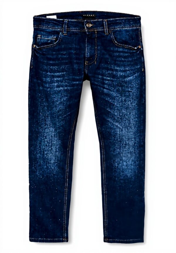SISLEY Pantaloni Uomo Jeans Dark Blue Denim 902