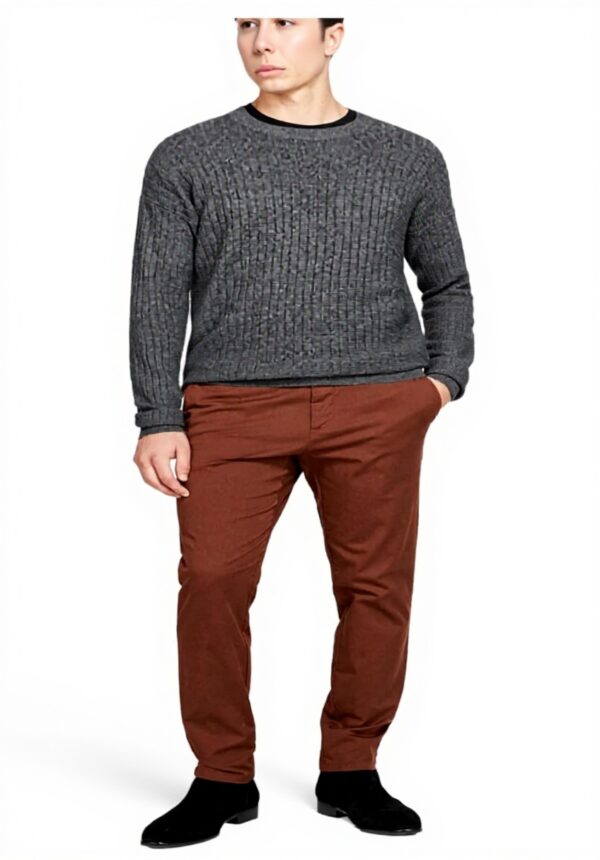 Maglione Sisley Uomo Grey Melange 50% acrilico