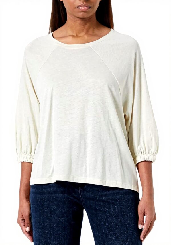 T-Shirt Donna SISLEY cotone modal manica lunga