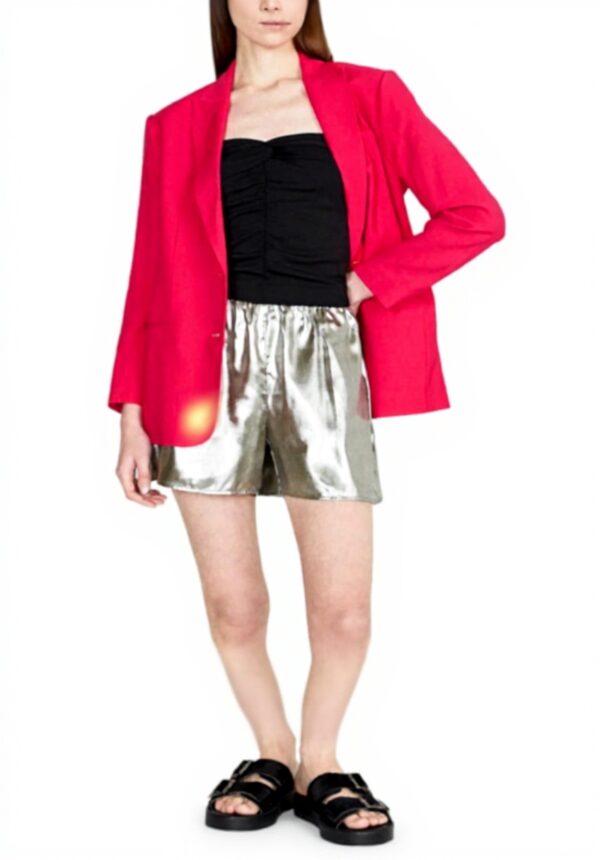 SISLEY T-Shirt Donna Morbida, Nero, Taglia XS