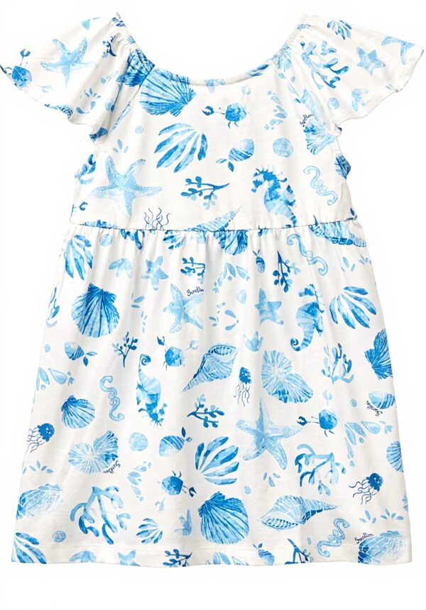 Vestito Bambine United Colors Benetton Cotone Multicolor