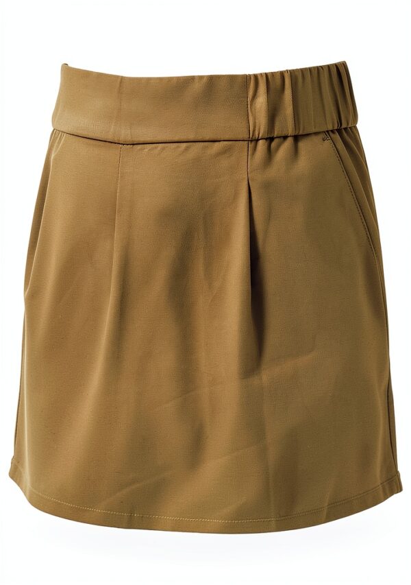 Pantaloni Benetton Donna Lyocell Cotone Verde Militare-1