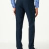 Pantaloni Benetton Uomo Cotone Elastan Blu 902 Taglie-2