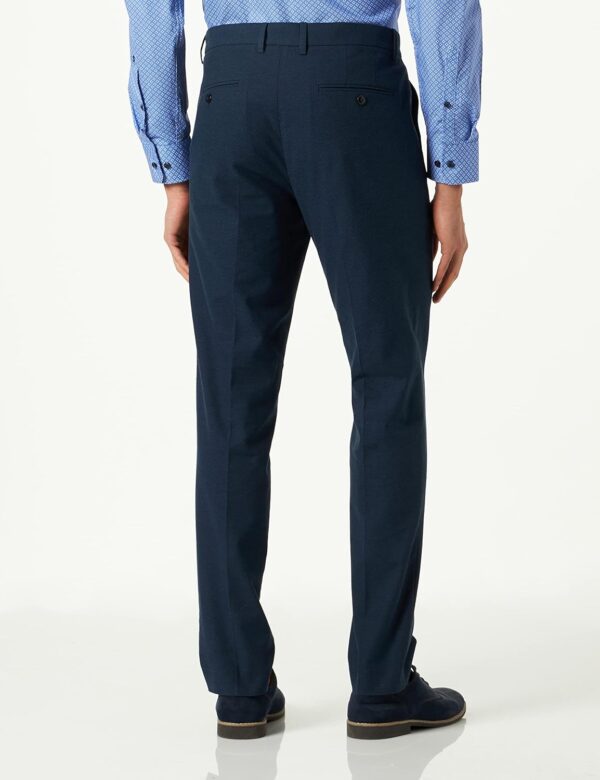 Pantaloni Benetton Uomo Cotone Elastan Blu 902 Taglie-2