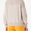 Maglione Benetton Donna Cotone Lavoro Lungo Beige-2