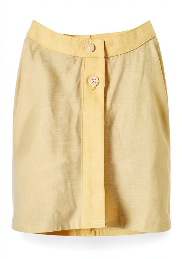 Maglietta senza maniche Benetton donna cotone lino-2