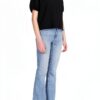 T-shirt donna Benetton 100% cotone nera taglia XS-2