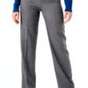 Pantaloni Benetton Donna Grigio Melange Poliestere Viscosa-0