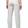 Pantaloni Donna Benetton 100% Cotone Bianco Neve-2