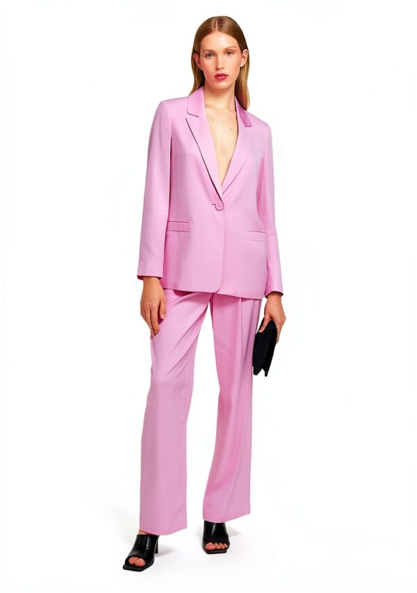 Benetton Giacche Donna Soft Pink 42 44 Moda Primavera-1