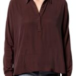 Blouse Benetton viscosa poliestere donna taglia S colore G3-0