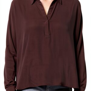 Blouse Benetton viscosa poliestere donna taglia S colore G3-0