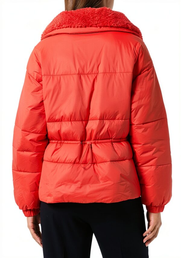 Giacca Benetton Donna Nylon Morbida Taglia 38 Rosso-3