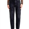 Jeans Benetton Donna 100% Cotone Taglia 34 Nero Denim-5