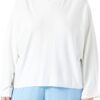 Maglione Benetton Donna Viscosa Poliestere Largo Bianco-0