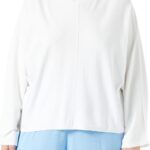 Maglione Benetton Donna Viscosa Poliestere Largo Bianco-0