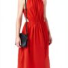 Vestito Donna Benetton 100 Cotone Rosso Modello 4JOZLV00U-1