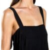 Benetton Top Donna Poliestere Nero Taglie S M L-4