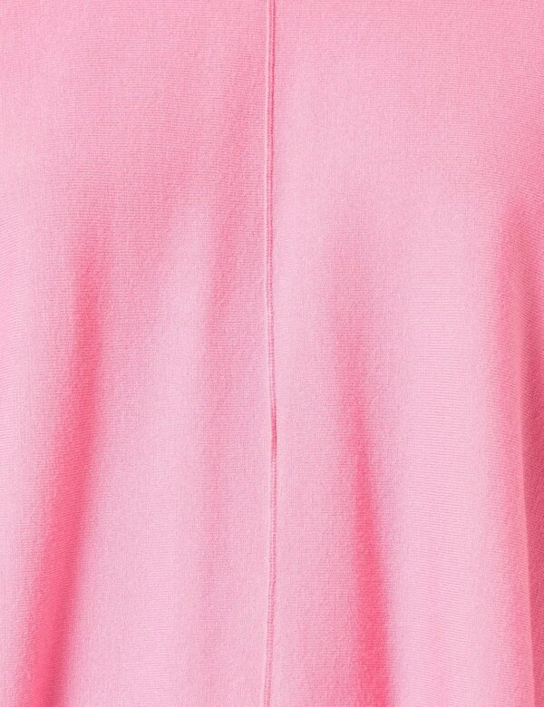 Maglione Benetton Donna Viscosa Poliestere Fucsia-3