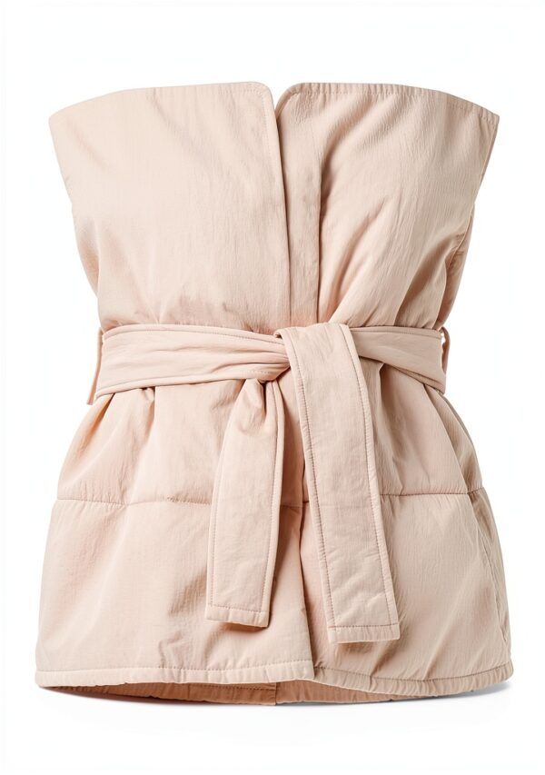 Giacca Benetton Donna Nylon Poliestere Taglia 44 Beige-4