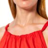 Vestito Donna Benetton 100 Cotone Rosso Modello 4JOZLV00U-2