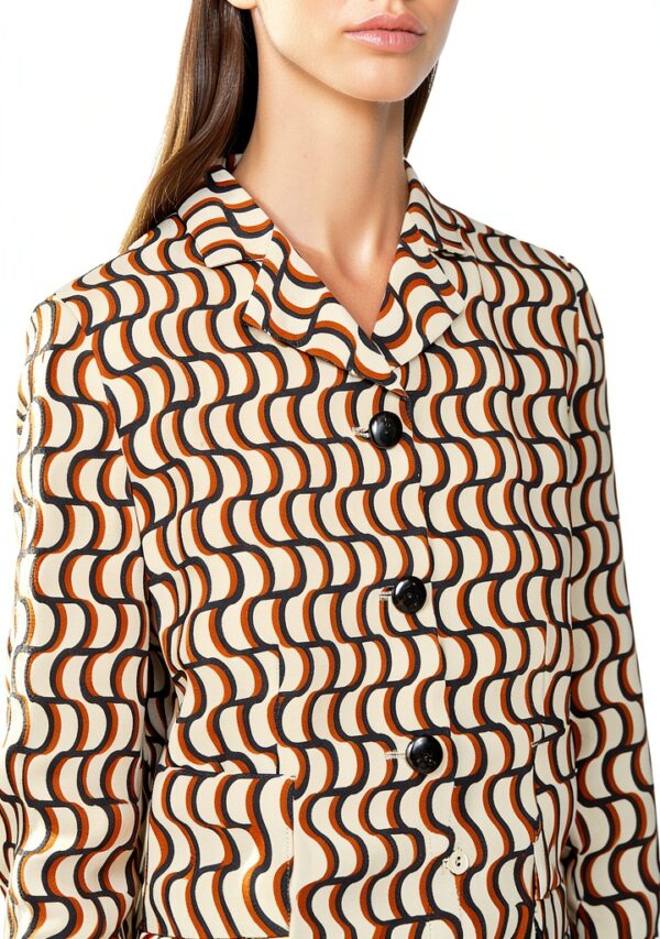 Giacca Benetton Donna Poliestere Impermeabile Taglia 36-4