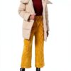 Giacca Benetton Donna Nylon Poliestere Taglia 44 Beige-1
