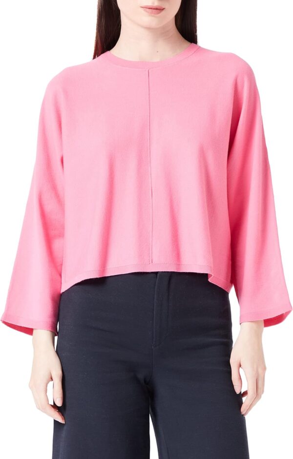 Maglione Benetton Donna Viscosa Poliestere Fucsia-0