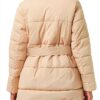 Giacca Benetton Donna Nylon Poliestere Taglia 44 Beige-3