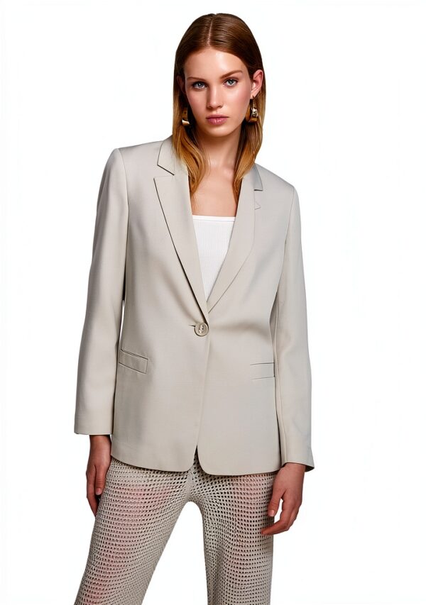 Giacche Donna Benetton Beige Taglia 44 Modello 29NMLW023-4