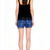 Benetton Top Donna Poliestere Nero Taglie S M L-3