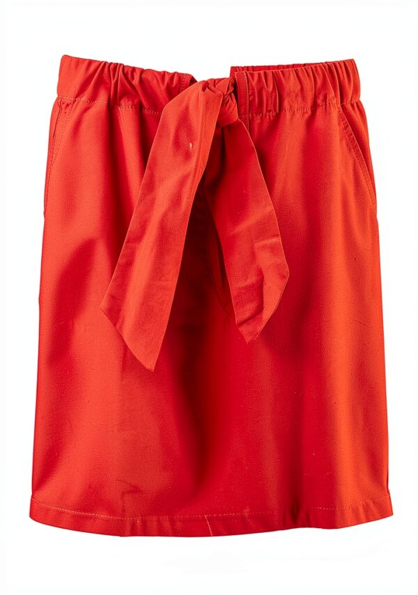 Vestito Donna Benetton 100 Cotone Rosso Modello 4JOZLV00U-4