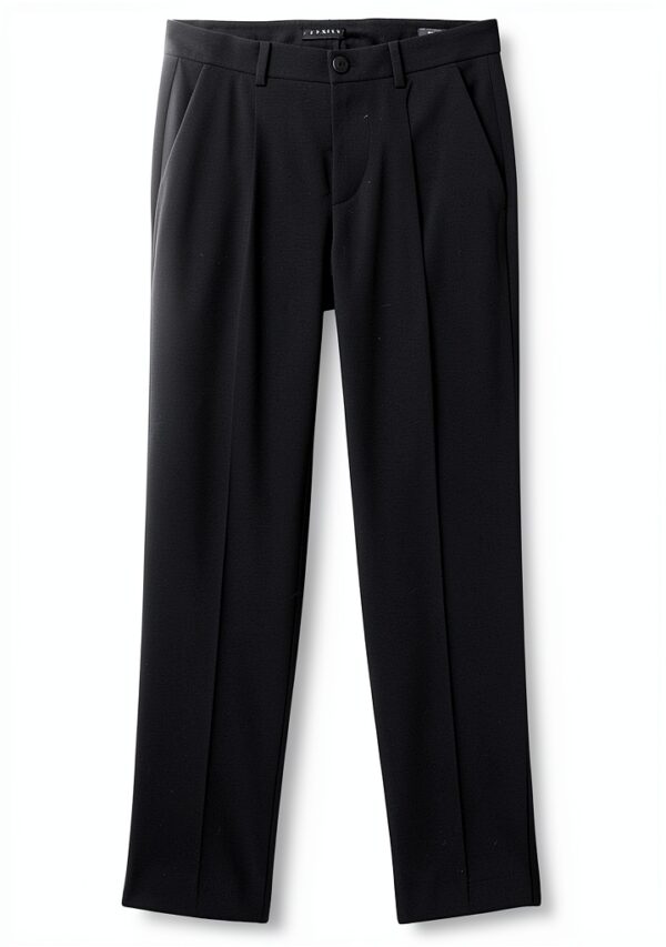 Sisley Pantaloni Uomo Nero 4ki3sf01g Poliestere Viscosa