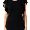 Dress Benetton Donna Nero XS Abito Elegante Casual-0