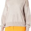 Maglione Benetton Donna Cotone Lavoro Lungo Beige-0