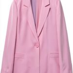 Benetton Giacche Donna Soft Pink 42 44 Moda Primavera-0