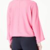 Maglione Benetton Donna Viscosa Poliestere Fucsia-2