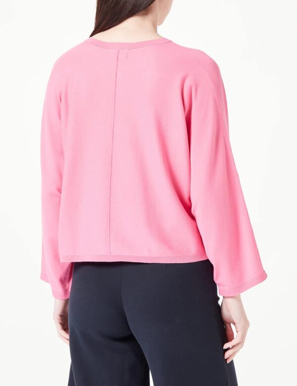 Maglione Benetton Donna Viscosa Poliestere Fucsia-2