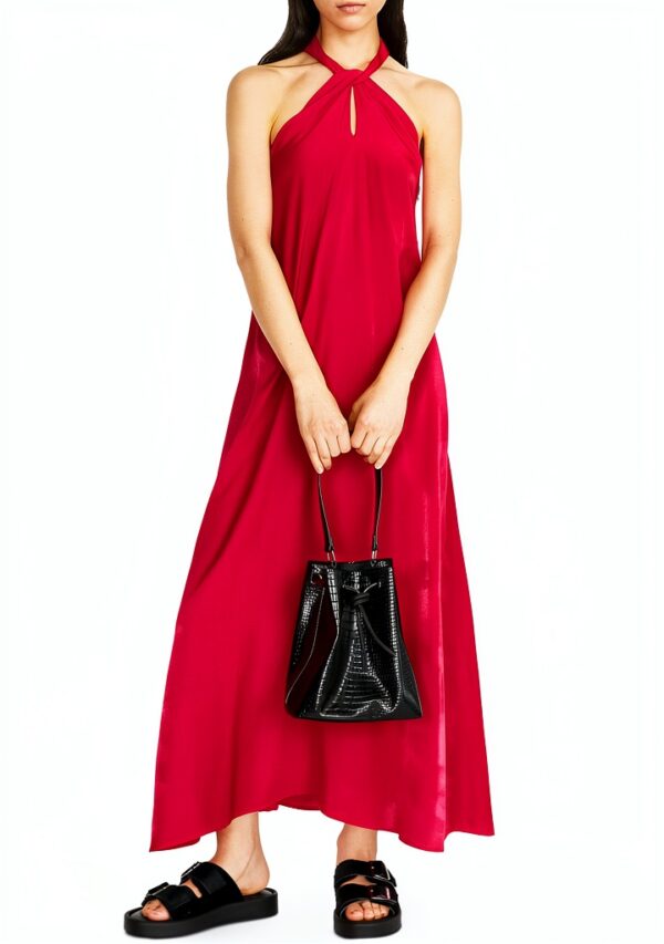 SISLEY Dress Donna Fucsia Viscosa Poliestere Casual