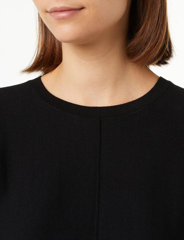 Maglione Benetton Donna Viscosa Poliestere Nero S L XL-1