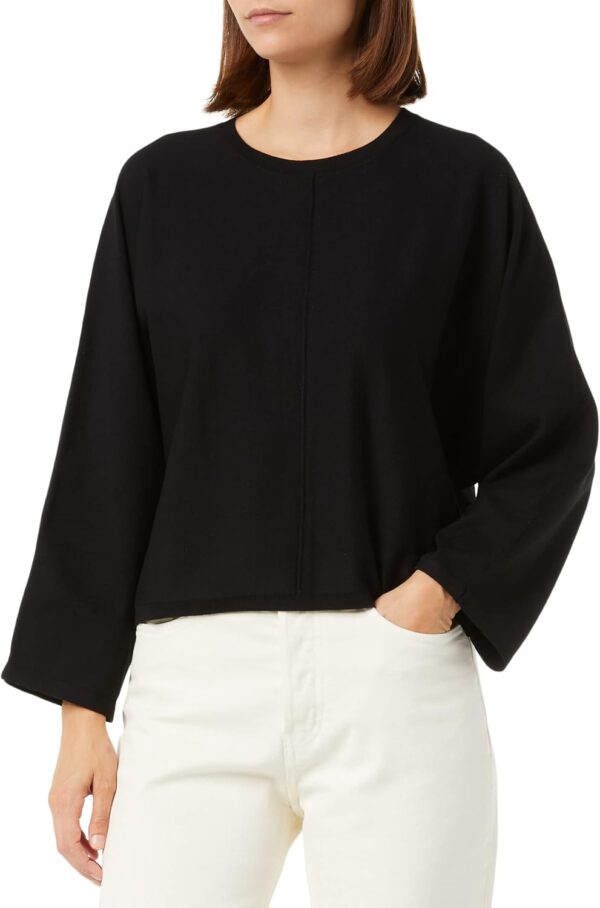 Maglione Benetton Donna Viscosa Poliestere Nero S L XL-0