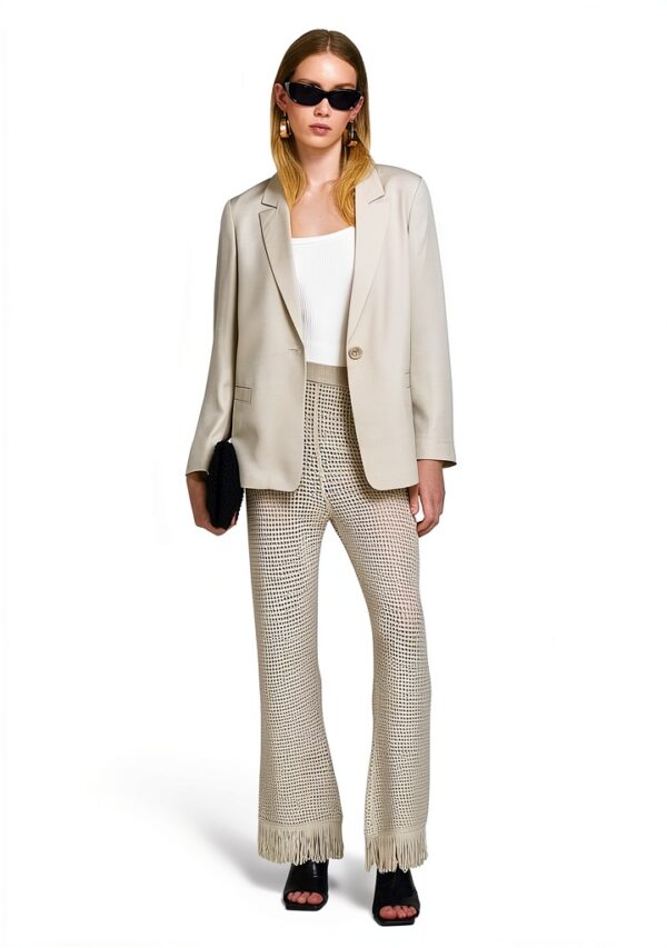 Giacche Donna Benetton Beige Taglia 44 Modello 29NMLW023-1