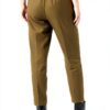 Pantaloni Benetton Donna Lyocell Cotone Verde Militare-2