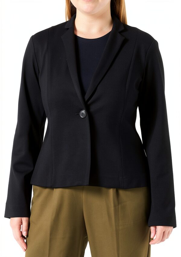 Sisley Giacca Donna Viscosa Nera Taglia 46 Elegante